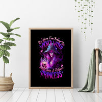 Witch Skull Canvas Wall Art It's More Fun Being The Wicked Witch - Wonder Print Shop