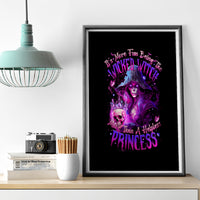 Witch Skull Canvas Wall Art It's More Fun Being The Wicked Witch - Wonder Print Shop
