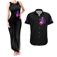 Witch Skull Couples Matching Tank Maxi Dress and Hawaiian Shirt It's More Fun Being The Wicked Witch - Wonder Print Shop