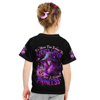 Witch Skull Kid T Shirt It's More Fun Being The Wicked Witch - Wonder Print Shop
