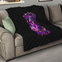 Witch Skull Quilt It's More Fun Being The Wicked Witch - Wonder Print Shop