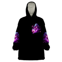 Witch Skull Wearable Blanket Hoodie It's More Fun Being The Wicked Witch - Wonder Print Shop