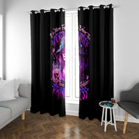 Witch Skull Window Curtain It's More Fun Being The Wicked Witch - Wonder Print Shop