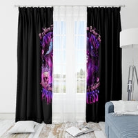 Witch Skull Window Curtain It's More Fun Being The Wicked Witch - Wonder Print Shop