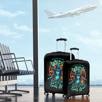 Witch Skull Luggage Cover Don't Pss Off The Witch - Wonder Print Shop