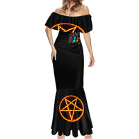 Witch Skull Mermaid Dress Don't Pss Off The Witch - Wonder Print Shop