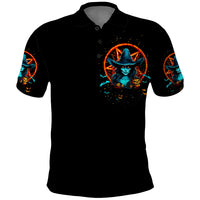 Witch Skull Polo Shirt Don't Pss Off The Witch - Wonder Print Shop