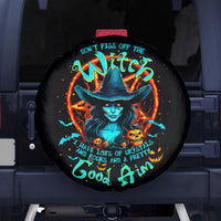 Witch Skull Spare Tire Cover Don't Pss Off The Witch - Wonder Print Shop