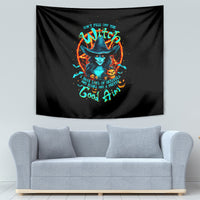 Witch Skull Tapestry Don't Pss Off The Witch - Wonder Print Shop
