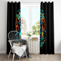 Witch Skull Window Curtain Don't Pss Off The Witch - Wonder Print Shop