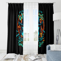 Witch Skull Window Curtain Don't Pss Off The Witch - Wonder Print Shop