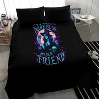 Witch Skull Bedding Set Hello Darkness My Old Friend - Wonder Print Shop