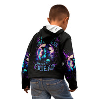 Witch Skull Kid Hoodie Hello Darkness My Old Friend - Wonder Print Shop