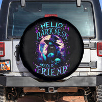 Witch Skull Spare Tire Cover Hello Darkness My Old Friend - Wonder Print Shop