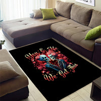 Couple Skull Area Rug You & Me We Got This - Wonder Print Shop