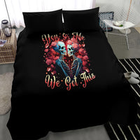 Couple Skull Bedding Set You & Me We Got This - Wonder Print Shop