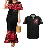 Couple Skull Couples Matching Mermaid Dress and Hawaiian Shirt You & Me We Got This - Wonder Print Shop