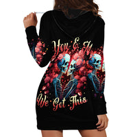 Couple Skull Hoodie Dress You & Me We Got This - Wonder Print Shop
