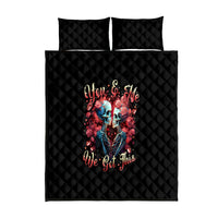 Couple Skull Quilt Bed Set You & Me We Got This - Wonder Print Shop