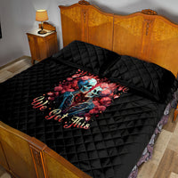 Couple Skull Quilt Bed Set You & Me We Got This - Wonder Print Shop