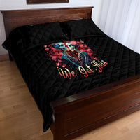 Couple Skull Quilt Bed Set You & Me We Got This - Wonder Print Shop