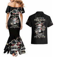 Girl Skull Couples Matching Mermaid Dress and Hawaiian Shirt Don't Try To Figured Me Out I Special Kind - Wonder Print Shop