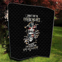Girl Skull Quilt Don't Try To Figured Me Out I Special Kind - Wonder Print Shop