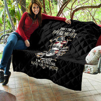Girl Skull Quilt Don't Try To Figured Me Out I Special Kind - Wonder Print Shop