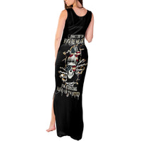 American Skull Tank Maxi Dress I Talk I Smile But Be Carefull When I Silent - Wonder Print Shop