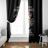 Girl Skull Window Curtain Don't Try To Figured Me Out I Special Kind - Wonder Print Shop