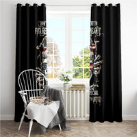 Girl Skull Window Curtain Don't Try To Figured Me Out I Special Kind - Wonder Print Shop