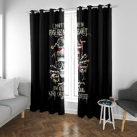 Girl Skull Window Curtain Don't Try To Figured Me Out I Special Kind - Wonder Print Shop