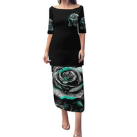 Blood Skull Puletasi I Hold A Angel And Crazy Lady It Your Choice - Wonder Print Shop