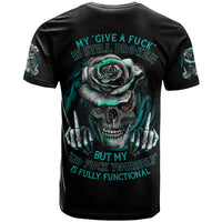 Blood Skull T Shirt I Hold A Angel And Crazy Lady It Your Choice - Wonder Print Shop