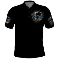 Blood Skull Polo Shirt You Got My Back I Got Your Rest Of Your Life - Wonder Print Shop