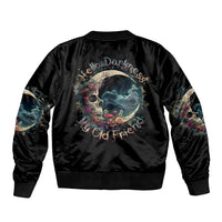 Blood Skull Sleeve Zip Bomber Jacket You Got My Back I Got Your Rest Of Your Life - Wonder Print Shop