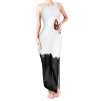 Death Skull Tank Maxi Dress I Never Alone My Demon With Me 24/7 - Wonder Print Shop