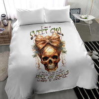 Girl Skull Bedding Set I Sweet Girl Full Of Crazy - Wonder Print Shop