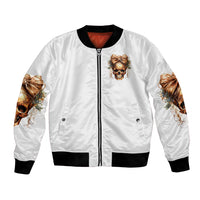 Girl Skull Bomber Jacket I Sweet Girl Full Of Crazy - Wonder Print Shop