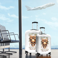 Girl Skull Luggage Cover I Sweet Girl Full Of Crazy - Wonder Print Shop
