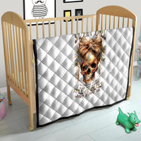 Girl Skull Quilt I Sweet Girl Full Of Crazy - Wonder Print Shop