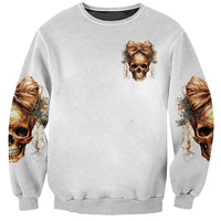 Devil Skull Sweatshirt I Never Alone My Demon With Me 24/7 - Wonder Print Shop