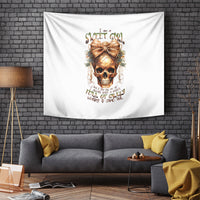 Girl Skull Tapestry I Sweet Girl Full Of Crazy - Wonder Print Shop