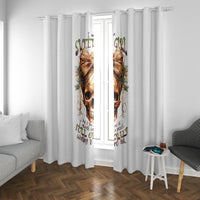 Girl Skull Window Curtain I Sweet Girl Full Of Crazy - Wonder Print Shop