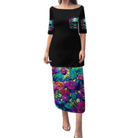 Devil Skull Puletasi It's Not How Crazy Iam But Enjoy It Make Me Dangerous - Wonder Print Shop