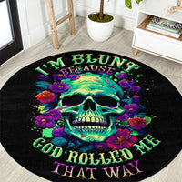 flower-skull-round-carpet-i-blunt-because-god-rolled-me-that-way