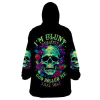 Devil Skull Wearable Blanket Hoodie It's Not How Crazy Iam But Enjoy It Make Me Dangerous - Wonder Print Shop