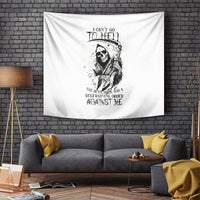 Skull Reaper Tapestry I Can't Go To Hell Devil Restrainning Order Against Me - Wonder Print Shop