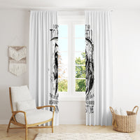 Skull Reaper Window Curtain I Can't Go To Hell Devil Restrainning Order Against Me - Wonder Print Shop