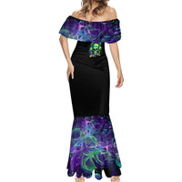 Flower Skull Mermaid Dress Don't Try To Figured Me Out I Special Kind Fire Flower - Wonder Print Shop